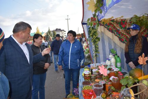 В Больших Кайбицах прошла сельскохозяйственная ярмарка, посвященная Международному дню пожилых людей