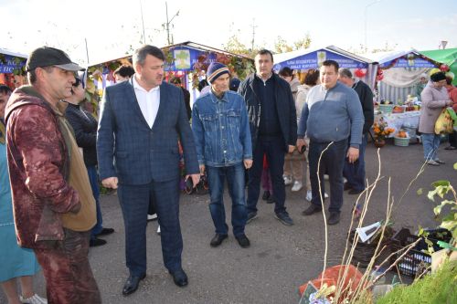 В Больших Кайбицах прошла сельскохозяйственная ярмарка, посвященная Международному дню пожилых людей