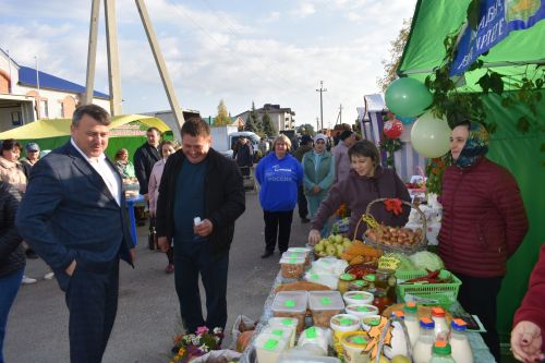 В Больших Кайбицах прошла сельскохозяйственная ярмарка, посвященная Международному дню пожилых людей