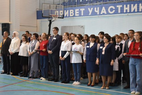 Для кайбицких школьников состоялась церемония посвящения в ряды «Движения первых»