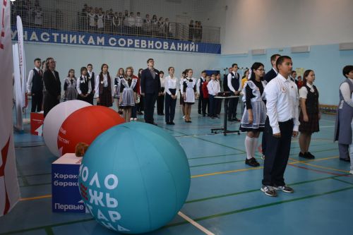 Для кайбицких школьников состоялась церемония посвящения в ряды «Движения первых»