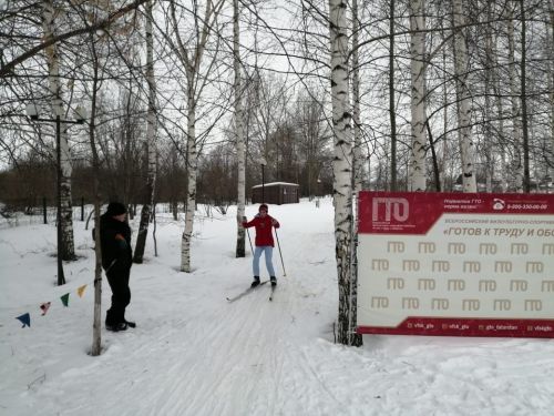 В Больших Кайбицах прошло первенство по лыжным гонкам