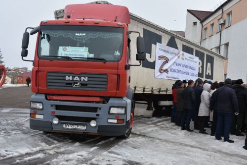 Из Кайбиц в зону спецоперации отправили очередную партию гуманитарной помощи военнослужащим