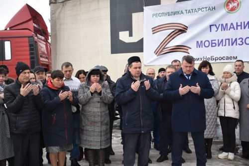 Из Кайбиц в зону спецоперации отправили очередную партию гуманитарной помощи военнослужащим