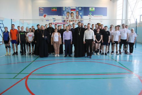 В Кайбицах состоялся волейбольный турнир среди православной молодежи