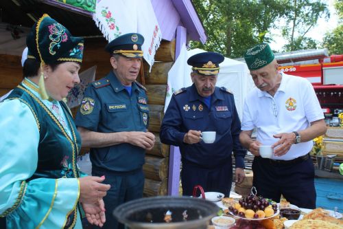 Чутеевская добровольная команда пожарной охраны - лучшая в республике