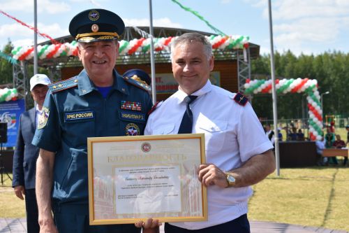 Чутеевская добровольная команда пожарной охраны - лучшая в республике