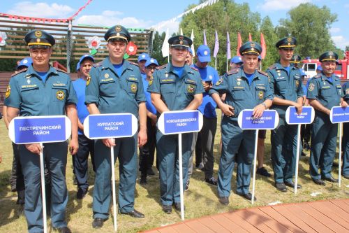 Чутеевская добровольная команда пожарной охраны - лучшая в республике