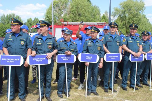 Чутеевская добровольная команда пожарной охраны - лучшая в республике