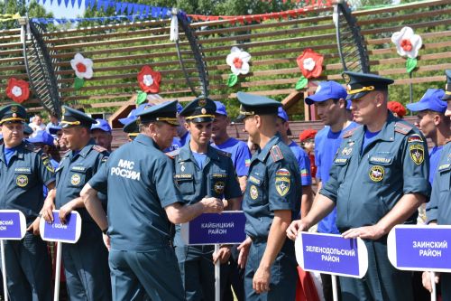 Чутеевская добровольная команда пожарной охраны - лучшая в республике