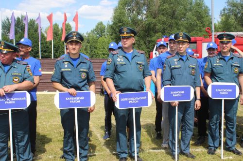 Чутеевская добровольная команда пожарной охраны - лучшая в республике