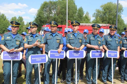 Чутеевская добровольная команда пожарной охраны - лучшая в республике