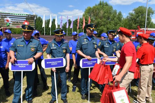 Чутеевская добровольная команда пожарной охраны - лучшая в республике