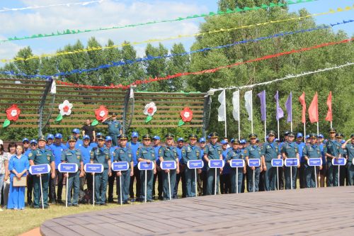 Чутеевская добровольная команда пожарной охраны - лучшая в республике