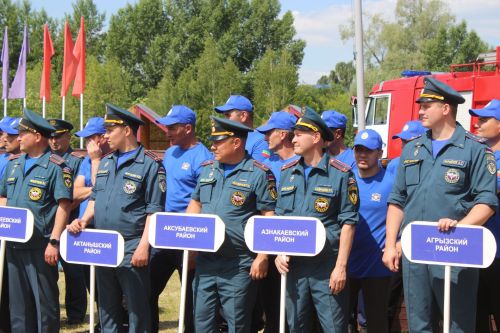 Чутеевская добровольная команда пожарной охраны - лучшая в республике