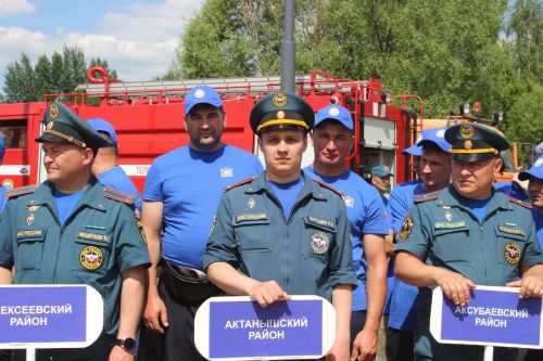 Чутеевская добровольная команда пожарной охраны - лучшая в республике