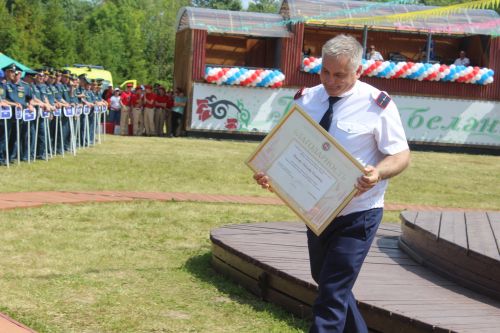 Чутеевская добровольная команда пожарной охраны - лучшая в республике