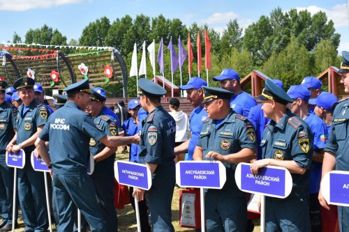 Чутеевская добровольная команда пожарной охраны - лучшая в республике