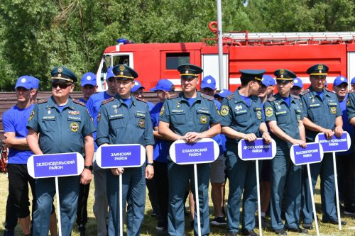 Чутеевская добровольная команда пожарной охраны - лучшая в республике