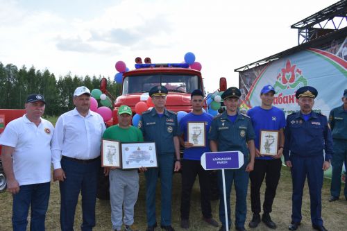 Чутеевская добровольная команда пожарной охраны - лучшая в республике