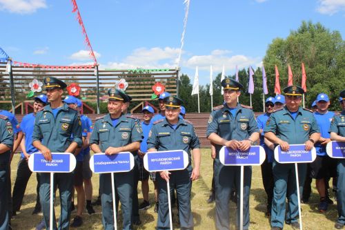 Чутеевская добровольная команда пожарной охраны - лучшая в республике
