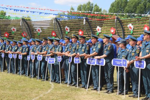 Чутеевская добровольная команда пожарной охраны - лучшая в республике
