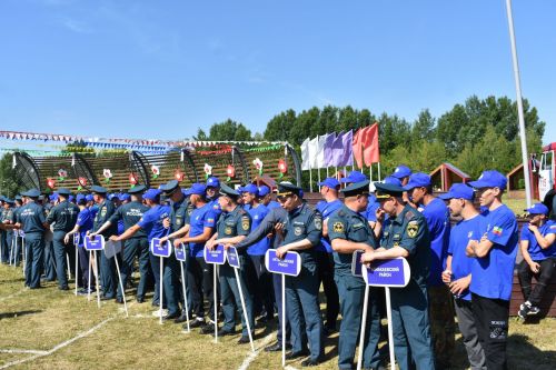 Чутеевская добровольная команда пожарной охраны - лучшая в республике