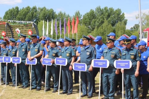 Чутеевская добровольная команда пожарной охраны - лучшая в республике