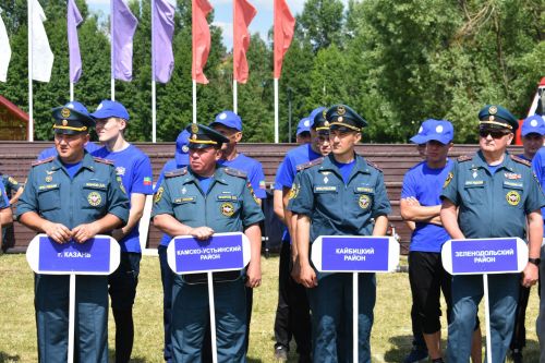 Чутеевская добровольная команда пожарной охраны - лучшая в республике
