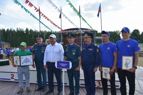 Чутеевская добровольная команда пожарной охраны - лучшая в республике