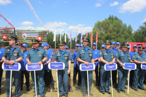 Чутеевская добровольная команда пожарной охраны - лучшая в республике