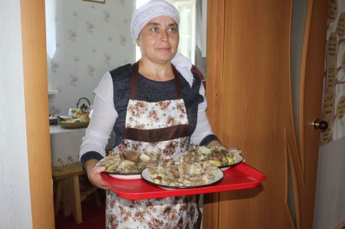 Кошман авылы мәдрәсәсендә корбан ашы узды