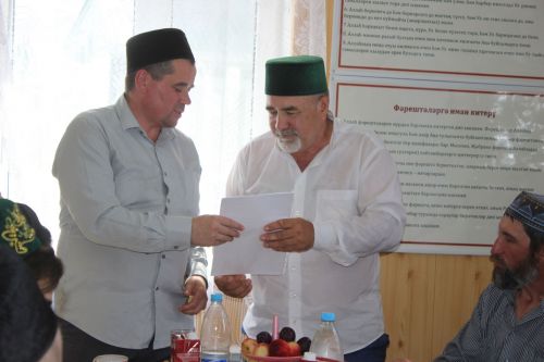 Кошман авылы мәдрәсәсендә корбан ашы узды