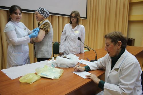 Кайбычта гриппка каршы прививка ясату дәвам итә