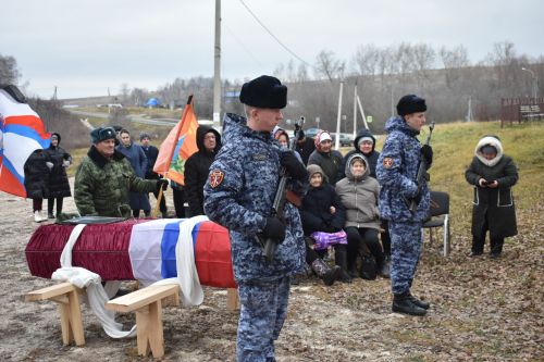 В Кайбицком районе простились с земляком, героически погибшим в зоне спецоперации