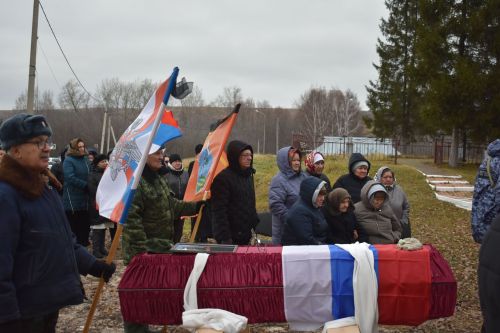 В Кайбицком районе простились с земляком, героически погибшим в зоне спецоперации