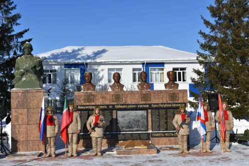 В Кайбицах прошел митинг, посвященный памяти воинов — участников военных действий в Афганистане