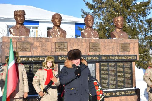 В Кайбицах прошел митинг, посвященный памяти воинов — участников военных действий в Афганистане