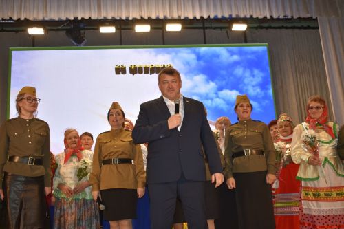 В честь Дня защитника Отечества участники фестиваля «Балкыш» - «Сияние» дали большой концерт