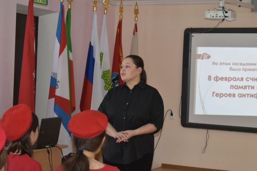 В кайбицком штабе «Юнармии» отметили День юного героя-антифашиста