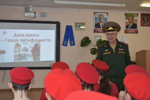 В кайбицком штабе «Юнармии» отметили День юного героя-антифашиста