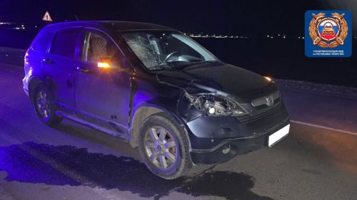 В Татарстане водитель внедорожника в темноте не заметил пешехода и сбил его насмерть