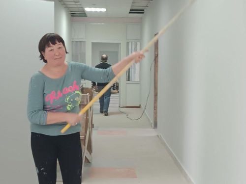 Глава Кайбицкого района ознакомился с ремонтом Федоровской школы