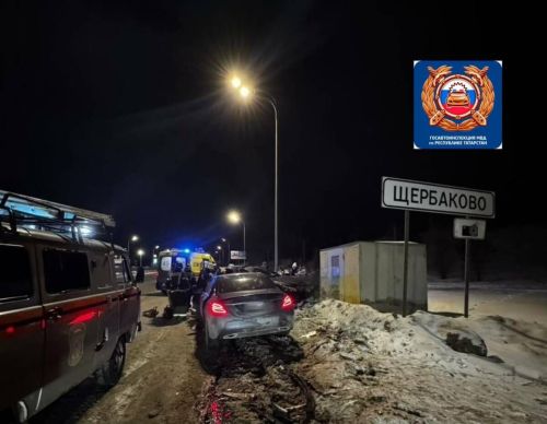 В столкновении двух Mercedes в Татарстане погиб один человек, еще двое в больнице
