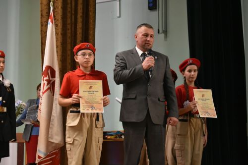 В Кайбицах состоялся девятый слет юнармейцев