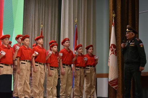 В Кайбицах состоялся девятый слет юнармейцев