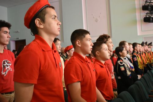 В Кайбицах состоялся девятый слет юнармейцев