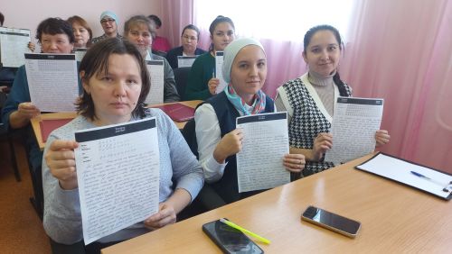 В Кайбицах присоединились ко всемирной акции «Татарча диктант»