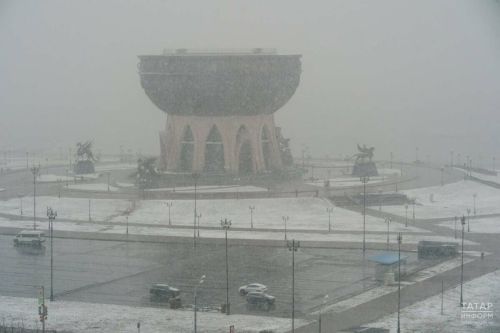 В Татарстане ожидаются мокрый снег, дождь, туман и до +4 градусов