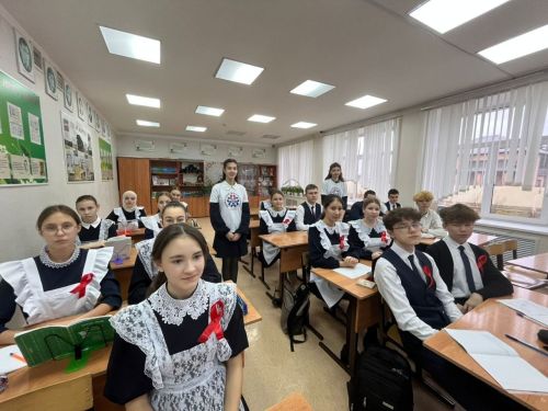 Самостоятельные дети Кайбицкого района провели акцию в честь Всемирного дня борьбы со СПИДом